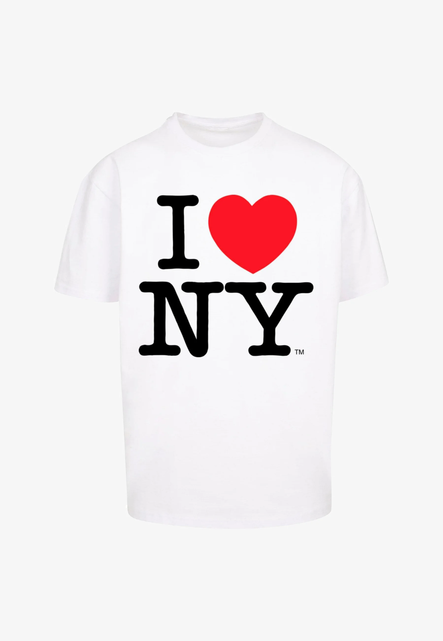 Camiseta blanca con el clásico diseño I love New York